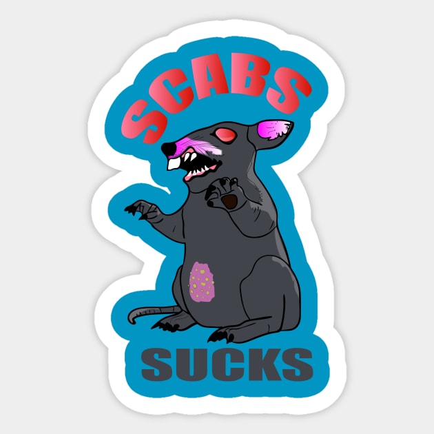 Scabby the Rat Sticker by Voices of Labor